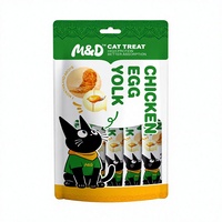 MAIDOU Friandises pour chats au poulet, riches en protéines, sans céréales, compressibles et léchables, pour petites races - Santé digestive, de la peau et du pelage, tout au long de la vie