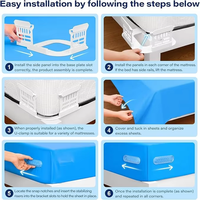 Attache de drap de lit réutilisable, antidérapant, s'adapte à toutes les tailles de lits, maintien sécurisé des draps, installation facile