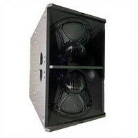 PAKLAM B30 Double caisson de basses passif 15 pouces 4 ohms 1200W Système de sonorisation professionnel pour DJ et scène