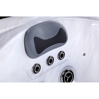Jacuzzi extérieur Sunrans, spa familial pour 6 personnes avec jets de massage