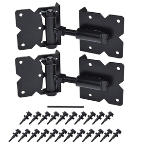 <span class=keywords><strong>Cerniere</strong></span> <span class=keywords><strong>per</strong></span> <span class=keywords><strong>cancelli</strong></span> a chiusura automatica, regolabili, resistenti, kit <span class=keywords><strong>cerniere</strong></span> <span class=keywords><strong>per</strong></span> <span class=keywords><strong>cancelli</strong></span> a 90 gradi <span class=keywords><strong>per</strong></span> recinzioni esterne <span class=keywords><strong>in</strong></span> legno, vinile, metallo, nere - Product Image 5