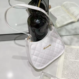 Cartera de cuero sencilla para mujer, estilo casual para exteriores, bolso de moda para llevar bajo el brazo, bolso de hombro, bolso tote. - Product Image 4