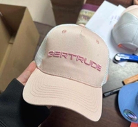 Casquettes de camionneur imperméables à 5 panneaux en sergé et maille, avec logo brodé personnalisé, impression à carreaux personnalisée, casquettes snapback d'extérieur