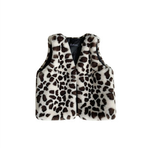 Vêtements d'hiver pour enfants en gros : Nouvelle collection décontractée de vestes d'extérieur, gilets douillets en fausse <span class=keywords><strong>fourrure</strong></span> pour petites filles, hauts doux pour bébés filles - Product Image 5