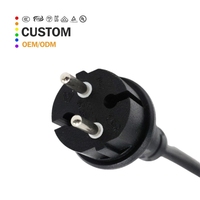 2-Poliger UK-Stecker Netzkabel 1,5m Reinkupfer Laptop-Kabel mit Sicherung für PC-Monitor Computer