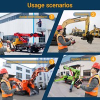 Control Remoto Hidráulico de Alta Precisión NOMI, Joystick con Respuesta Rápida de 20ms, Controlador Inalámbrico de 24V para Válvulas, Grúas y Construcción
