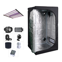 Lampu tumbuh LED laba-laba 900W-1300W, menampilkan chip LM301H/281B untuk sistem tenda pertumbuhan rumah kaca komersial besar