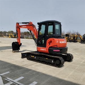 Excavadoras Usadas Kubota KX057-4 <span class=keywords><strong>Mini</strong></span> <span class=keywords><strong>de</strong></span> 5.5 Toneladas, KX057 U55 KX165, <span class=keywords><strong>Excavadora</strong></span> <span class=keywords><strong>de</strong></span> <span class=keywords><strong>Segunda</strong></span> <span class=keywords><strong>Mano</strong></span> para Granja, Brazo Giratorio sin Cola, Cucharón <span class=keywords><strong>de</strong></span> 0.21m³ - Product Image 4