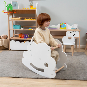 <span class=keywords><strong>Chaise</strong></span> à bascule moderne en bois colorée pour enfants, couleur <span class=keywords><strong>macaron</strong></span> arc-en-ciel, cuisine, chambre, salon, vente chaude - Product Image 3