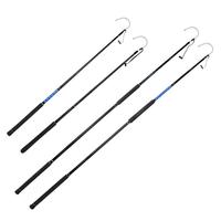 Gaff de pêche au thon en fibre de verre de 4 à 6 pieds, pour la pêche en mer, la pêche au gros gibier et la pêche à la traîne, avec hameçon et lance de pêche au thon
