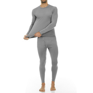 Camicia e <span class=keywords><strong>collant</strong></span> da <span class=keywords><strong>uomo</strong></span> intimo termico a maniche lunghe in pile invernale da <span class=keywords><strong>uomo</strong></span> - Product Image 1