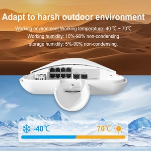 <span class=keywords><strong>Switch</strong></span> <span class=keywords><strong>Ethernet</strong></span> Impermeabile da Esterno con 8 Porte Gigabit <span class=keywords><strong>PoE</strong></span> e 2 Porte SFP Uplink, Tutto in Uno - Product Image 6