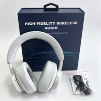 Casque sans fil supra-auriculaire avec chipset JL, confortable à porter, idéal pour audiophiles, voyages et lecture sur téléphone