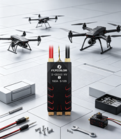 Flycolor X-Cross HV3 160A ESC en alliage d'aluminium haute performance, protections multiples, télémétrie et retour d'information pour multirotor UAV