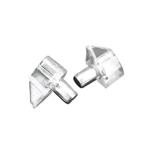 Phụ Kiện Nhà Bếp Kệ Nhựa Hỗ Trợ Clip Pins Chốt Ẩn Tủ Trắng Trong Suốt Kệ Hỗ Trợ Cho Đồ Nội Thất