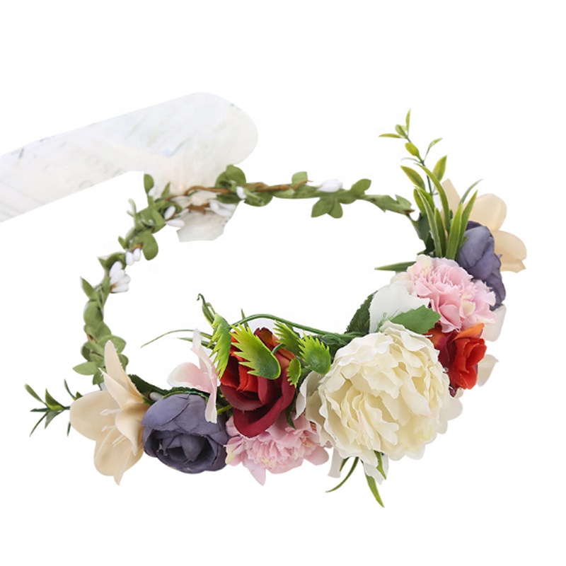Лидер продаж, модная Цветочная Тиара для девочек, повязка на голову, тиара, корона, модная Цветочная повязка на голову
