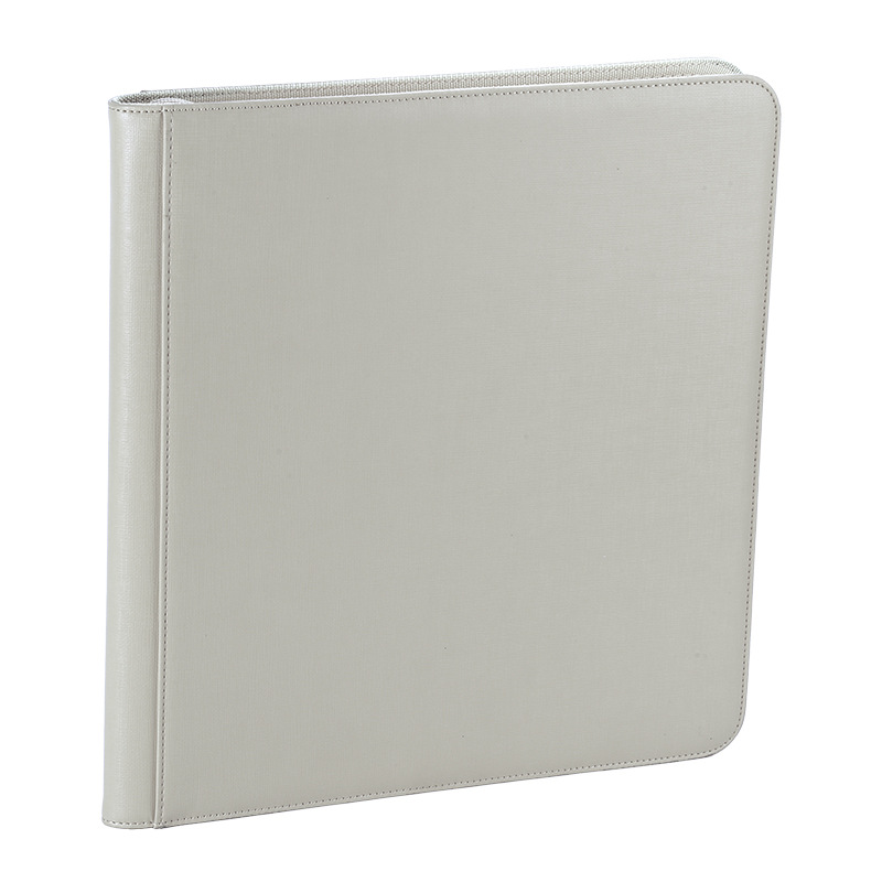กระเป๋าซิป 12 ช่อง ลายตาข่าย T189 สีเบจ