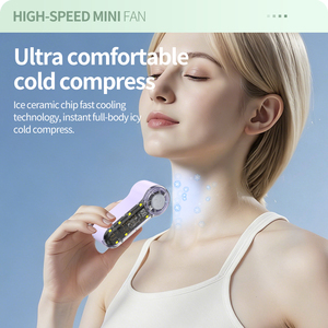 Ventilador de Mano T-76, Brisa Helada, Refrescante para el Verano, 4 Colores Disponibles, Logotipo Personalizado, 2000mAh, Motor sin Escobillas para Exteriores - Product Image 5