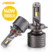 Luz LED para Auto Ajustable de Tamaño Pequeño 1+1 Design, Lámpara Automotriz H7 de 15000lm, Bombilla LED H7 H11 H4 para Faros Delanteros