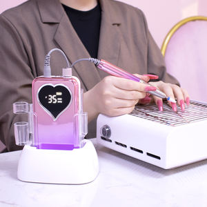 2025 haute puissance 85w moteur sans brosse perceuse à ongles <span class=keywords><strong>ponceuse</strong></span> fraiseuse e-fichier prix de gros Rechargeable coeur forme Logo - Product Image 3