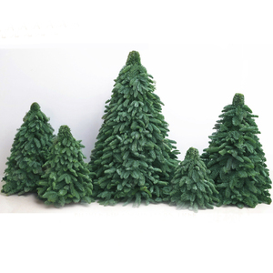 Hot Sale Mini Novotel <strong>Christmas</strong> <strong>Tree</strong> Artificial Green PE Tabletop <strong>Christmas</strong> <strong>Tree</strong> with <strong>Wooden</strong> Base for Xmas Party Home Decor - Product Image 3
