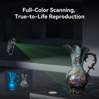 Scanner 3D couleur CR-Scan Otter pour pièces de véhicules de grande taille et capture à large champ, avec capacité de production de 1000 unités