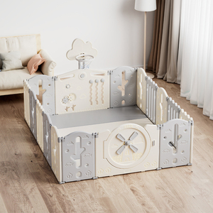 Recinto del bambino di tema del mulino a vento dell'albero di Hobby per i bambini gioca box box box per giochi pieghevoli in plastica per interni - Product Image 2