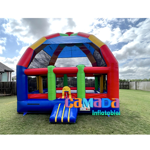 บ้านเด้งยักษ์เชิงพาณิชย์ราคาถูกยอดนิยมเด้งปราสาทกิจกรรมเช่าทางเข้าคู่ - Product Image 4