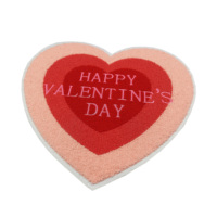Patchs de créateur de luxe en forme de cœur, patchs lettres en chenille, patchs Chrome Heart pour pochette, designs cadeaux rose amour pour la Saint-Valentin