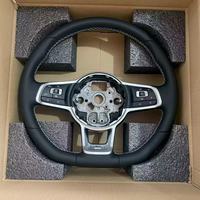 Volant Sport R-Line pour la série VW, recouvert de cuir premium avec commandes de vitesse adaptatives ACC et palettes de changement de vitesse.