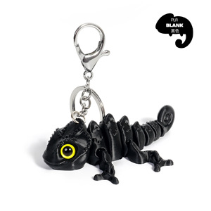 Nouveau Porte-clés Poupée Caméléon 3D Imprimée 2026, Breloque de Sac à Articulations Mobiles, Décoration Créative Unique pour Sac à Dos, Accessoires Bijoux, Cadeaux - Product Image 5