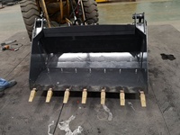 Penawaran Spesial: Aksesoris Skid Steer Loader - Skeleton Rake Bucket untuk Mini Digger Skid Steer Loader