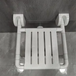 Yjl עיצוב מודרני קיר רכוב מושב מתקפל עם רגליים לקשישים או נכים - Product Image 2