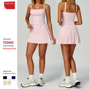 Wanita 2 buah rok picleball Set- Built-in celana pendek Golf Padel picleball pakaian-Stretch atletik tenis Skort - Product Image 1