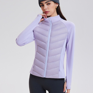 Customized <strong>Women's</strong> Casual Winter Down Jacket Goose Down Stand Collar <strong>Lightweight</strong> Puffer <strong>Coat</strong> Plus Size <strong>S</strong>-4XL - Product Image 5