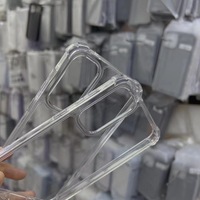 GSCASE Vente en gros Coque de téléphone fine en acrylique transparente légère pour iPhone 15 Pro Max 16 17 18 Pro Max