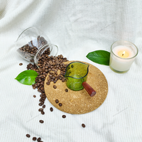 Mini tasses à mesurer écologiques en verre borosilicate de 75 ml avec double bec verseur et poignée en bois pour barista – En stock