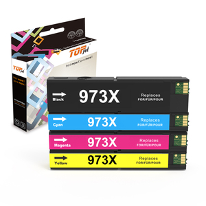 Topjet 973XL <span class=keywords><strong>cartouche</strong></span> d'encre à jet d'encre couleur Compatible Premium <span class=keywords><strong>973X</strong></span> 973 pour imprimante <span class=keywords><strong>HP</strong></span> HP973 HP973x Pagewide Pro 477dw 452dw - Product Image 1