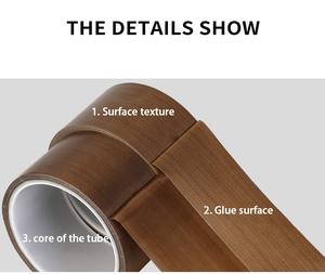 Cinta adhesiva PTFE de alta temperatura, 1/2 pulgadas x 30 pies, de tela recubierta de PTFE, se adapta A <span class=keywords><strong>Weston</strong></span>, sellar una comida, vacío de Cabella y más - Product Image 4