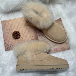 รองเท้าบูทกันหนาวแบบมีสไตล์ ดีไซน์หรูหรา สำหรับฤดูใบไม้ร่วงและฤดูหนาว ขายส่ง ให้ความอบอุ่น สวมใส่สบาย ระบายอากาศได้ดี น้ำหนักเบา กันลื่น รับสั่งทำตามแบบ - Product Image 6