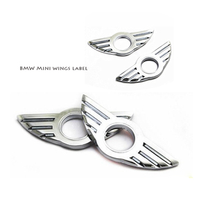 Atreus 1 Pezzo per Mini <span class=keywords><strong>Cooper</strong></span> <span class=keywords><strong>Countryman</strong></span> R56 R50 R53 F56 F55 R60 R57 Accessori Auto Adesivi Emblema Stemma Alato per Perno Blocco Porta - Product Image 4
