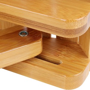 Folding Wooden Bath <b>Stool</b> Solid Wood Rectangular Foldable <b>For</b> <b>Bathroom</b> Use - Product Image 3