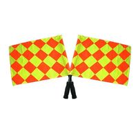 Drapeau d'arbitre rectangulaire 100 % polyester de haute qualité pour la publicité de campagne de football – Vente en gros