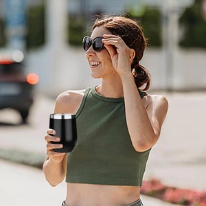 Borraccia Termica in Acciaio Inossidabile da 12 Once, Tazza da Birra Portatile per Viaggi, Colori Bellissimi per Escursioni in Barca, Giornate al Lago, Galleggiante in Piscina - Product Image 6