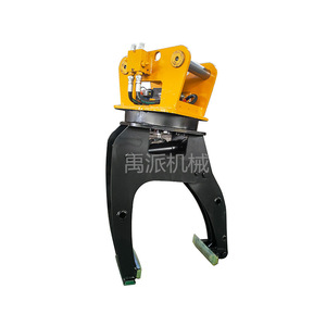 Pince hydraulique pour roche, pour excavatrice, multifonctionnelle, rotative, pour pierres, équipement de construction - Product Image 3
