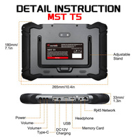 2026 Allgemeiner Motorrad-Diagnosescanner MST-T5 ECU-Programmierung Vollsystem-Diagnose Motorrad-Diagnosegerät