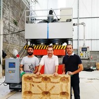 Machine à palettes coco/coco Machine à bois comprimé Palette Hdf pressée Machine à fabriquer des palettes coco