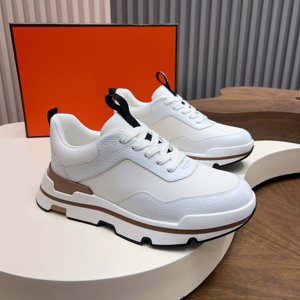Chaussures décontractées pour hommes de style rétro en cuir de vache véritable, design italien, respirantes, confortables, à lacets, souples, pour un usage quotidien et les vacances - Product Image 4