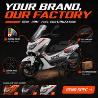 Vente Flash : Scooter ABS 150CC avec Transmission Automatique à Variation Continue et Pédale d'Accélération ECU-BOSCH