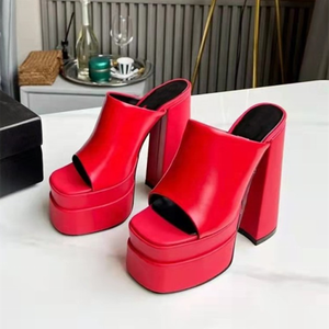 Zapatos Casuales de Verano para Mujer, Sandalias con Plataforma y Tacón Alto Cuadrado, Talla 10.5 - Product Image 2